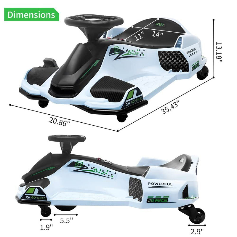 Load image into Gallery viewer, 24V Kids Electric Racing Car with Drift Mode - Battery Powered Ride-On Vehicle
