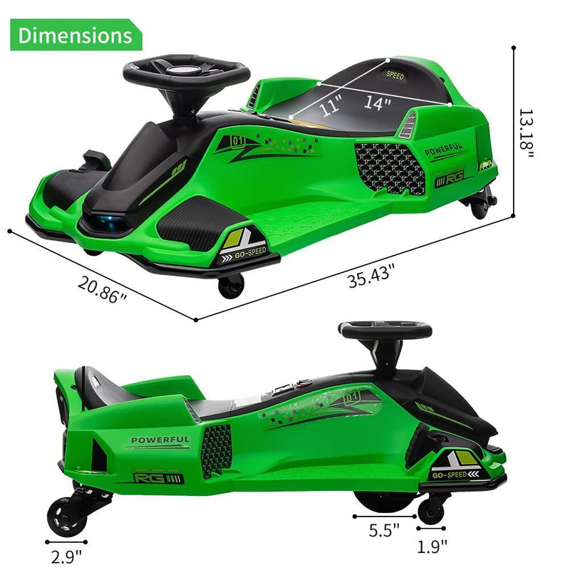 Load image into Gallery viewer, 24V Kids Electric Racing Car with Drift Mode - Battery Powered Ride-On Vehicle
