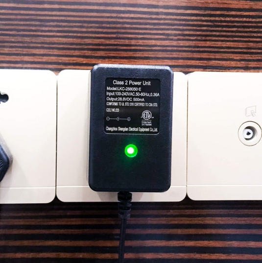 24V Ride On Kids Car Battery Charger with Charging Indicator (Black)