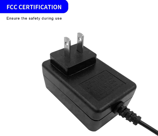 24V Ride On Kids Car Battery Charger with Charging Indicator (Black)