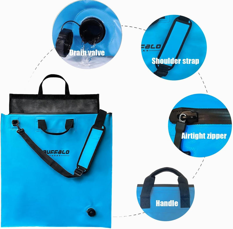 Load image into Gallery viewer, 25'' Tournament Weigh in Bag with Separate Mesh Insert
