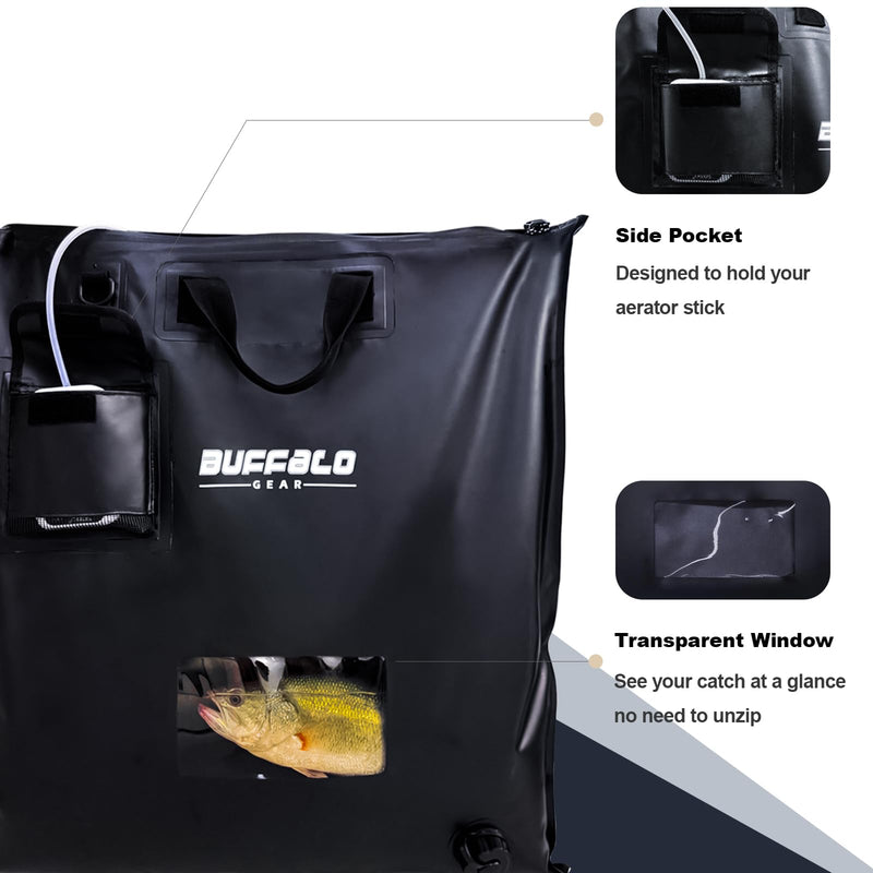 Load image into Gallery viewer, 25'' Waterproof Fish Bag with Aerator Pocket
