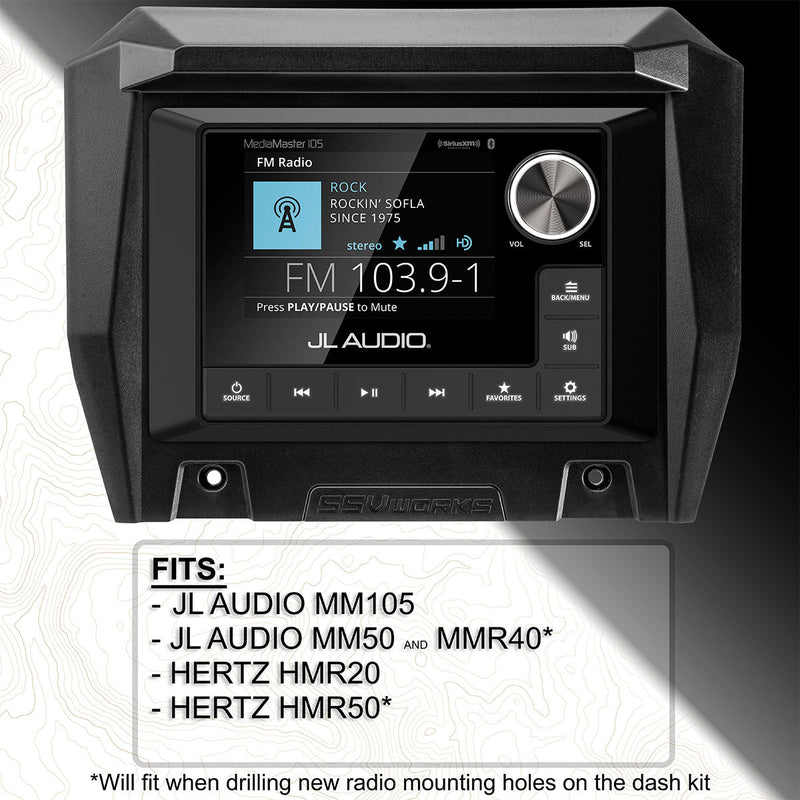 Load image into Gallery viewer, 2025-2026 Polaris® RZR Pro R, Pro S and Pro XP Multi-Media Receiver Mounting Kit
