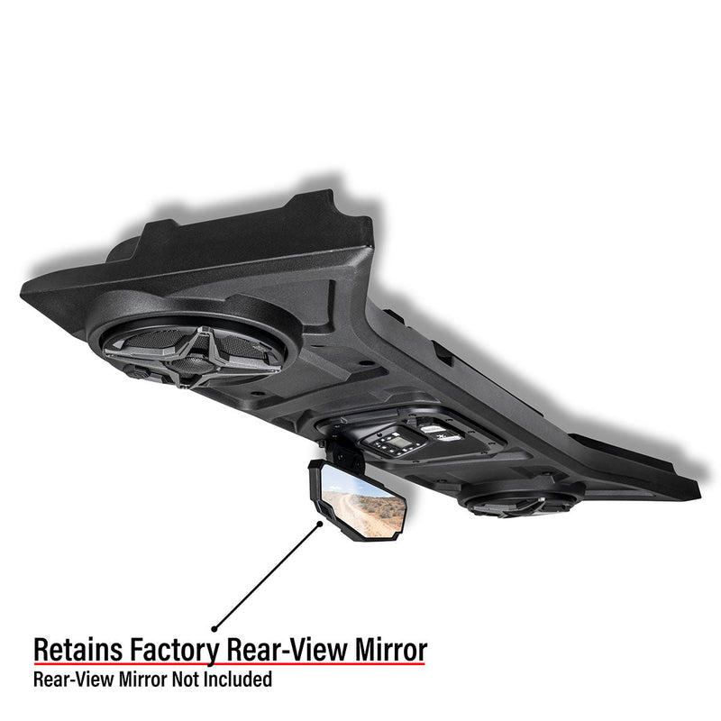 Load image into Gallery viewer, 2024-2026 Polaris® RZR XP 1000 2-Speaker Overhead Soundbar w/MRB3S Bluetooth Radio and Built-in Dome Light
