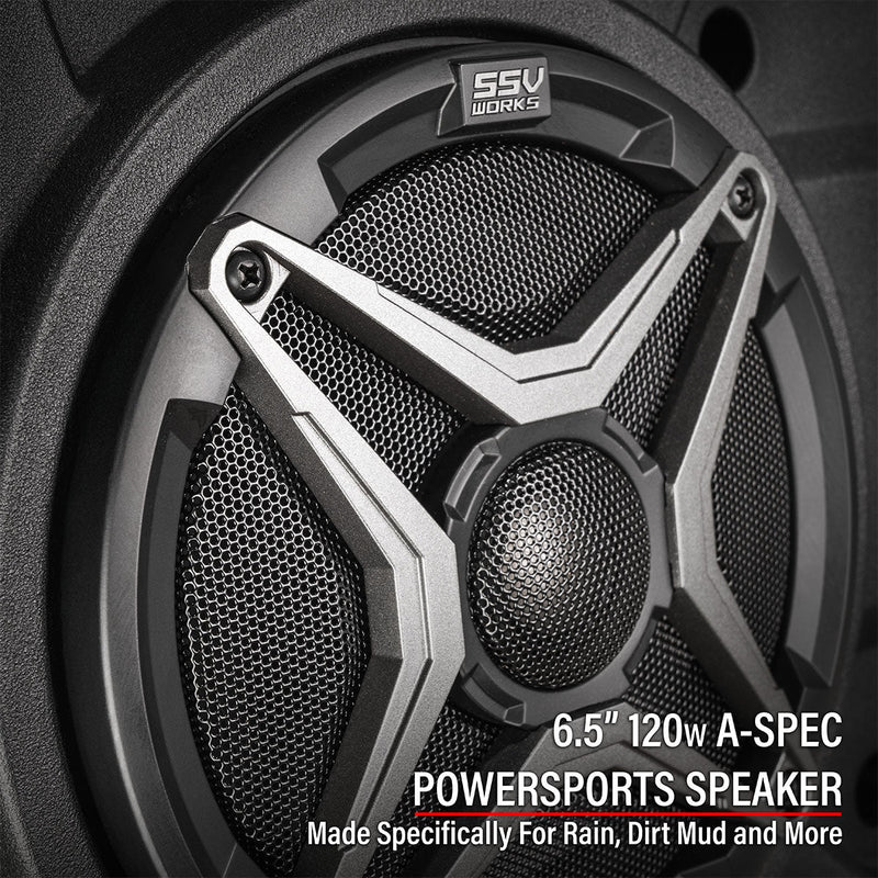 Load image into Gallery viewer, 2024-2026 Polaris® RZR XP 1000 2-Speaker Overhead Soundbar w/MRB3S Bluetooth Radio and Built-in Dome Light
