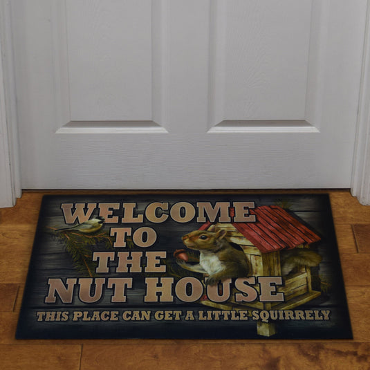 Door Mat Rubber 26in x 17in-Nut House
