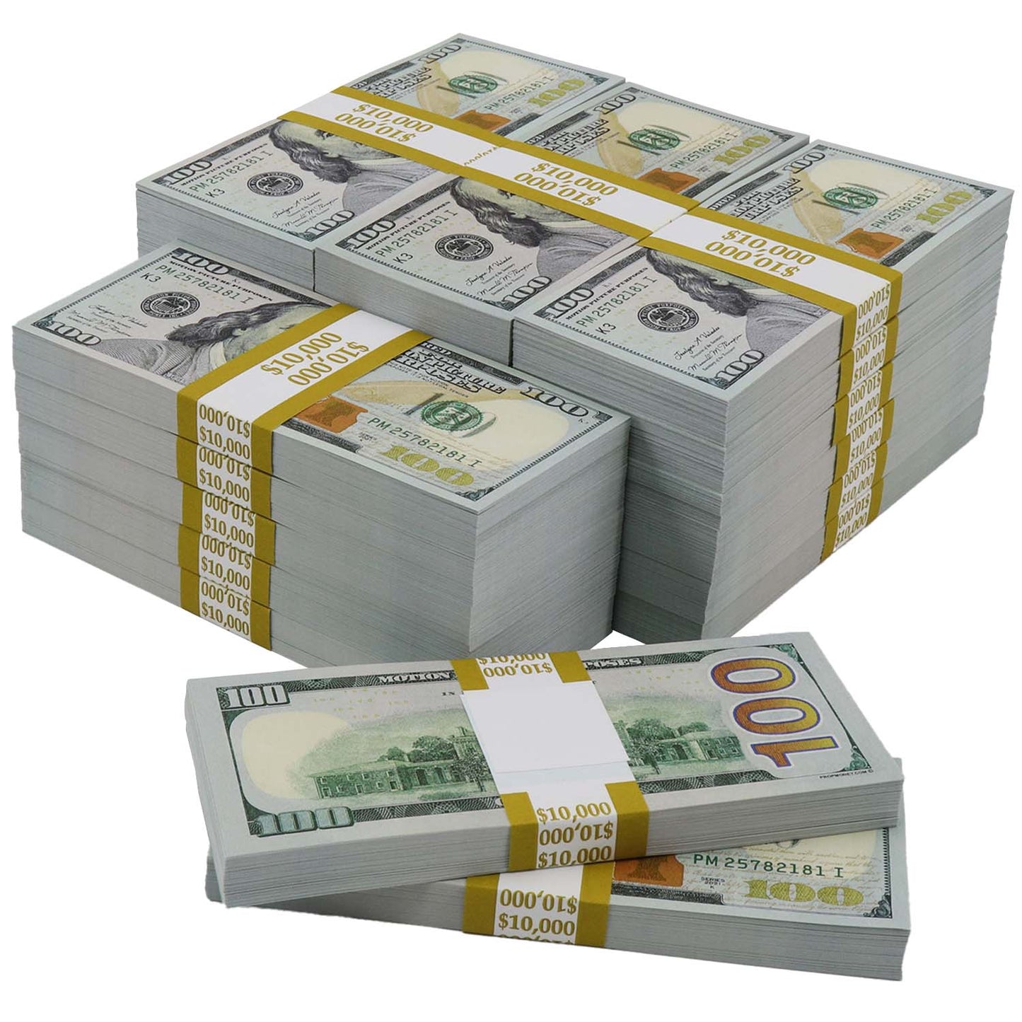$250,000 Full Print New Series Stacks