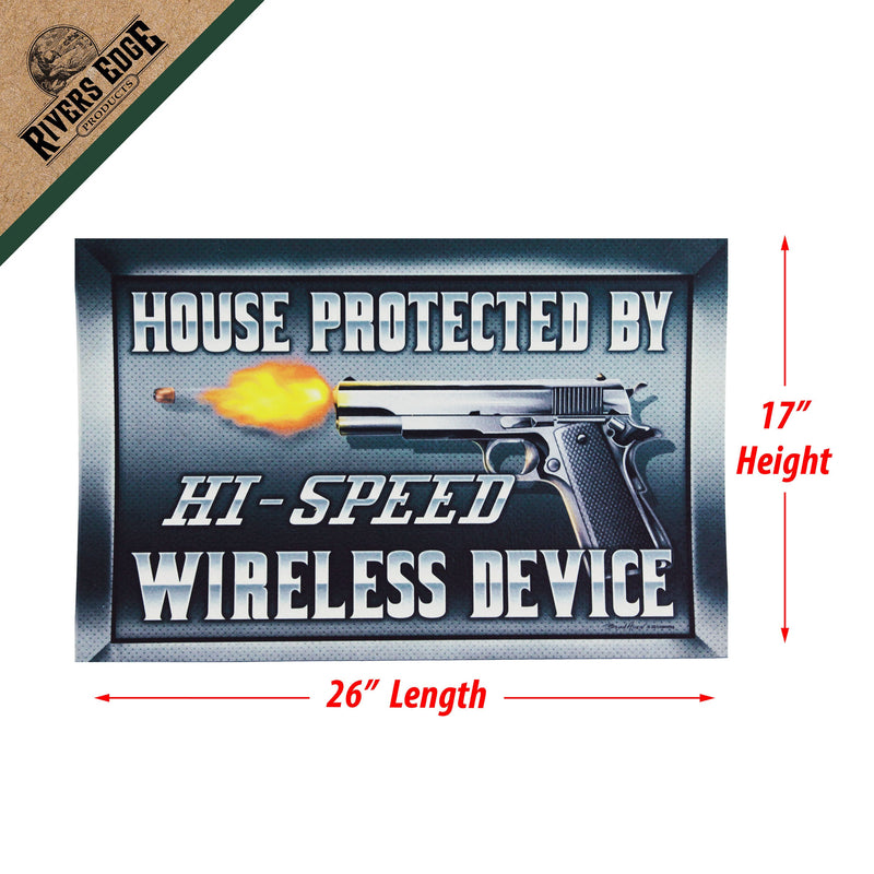 Load image into Gallery viewer, Door Mat Rubber 26in x 17in-Hi-Speed Wireless
