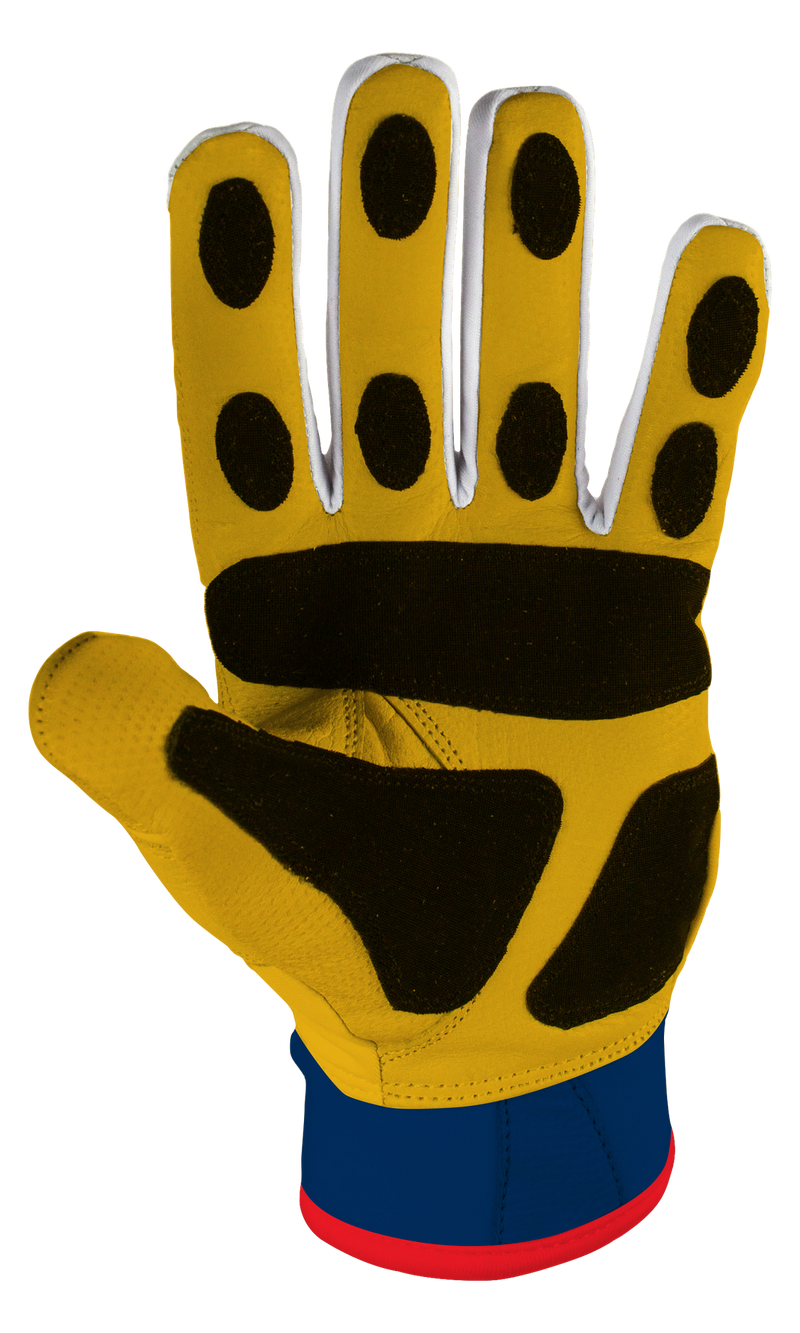 Load image into Gallery viewer, Prowler Red &amp; Navy Batting Gloves
