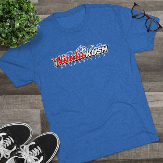 Royal Blue Hindu Kush Men's Tri-Blend Tee