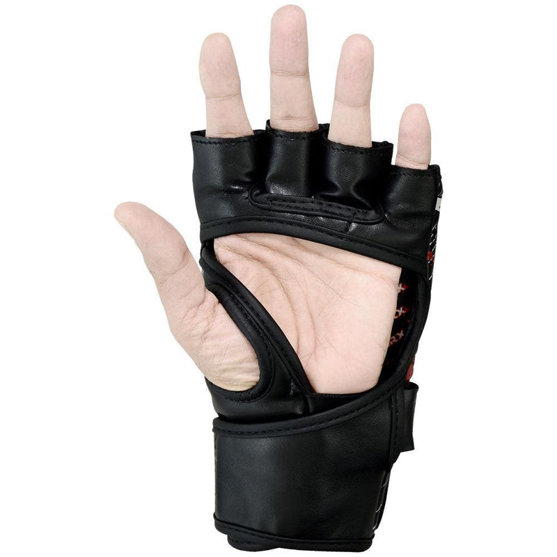Load image into Gallery viewer, MRX Mma Grappling Gloves Blood Series Black
