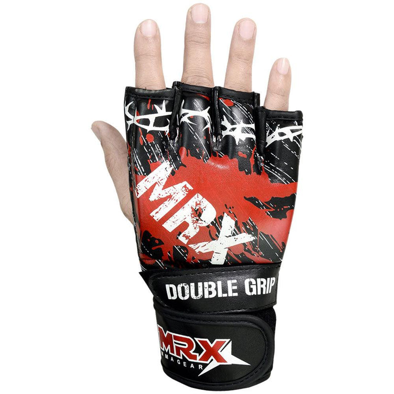 Load image into Gallery viewer, MRX Mma Grappling Gloves Blood Series Black
