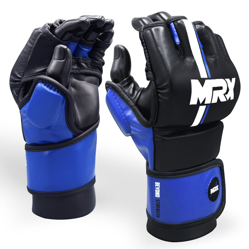 Load image into Gallery viewer, MRX MMA Mens Grappling Gloves with Thumb Protection for Fight Training
