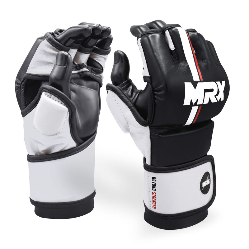Load image into Gallery viewer, MRX MMA Mens Grappling Gloves with Thumb Protection for Fight Training
