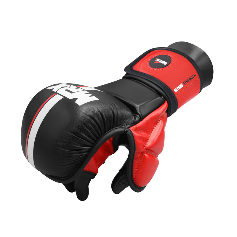 Load image into Gallery viewer, MRX Boxing Sparring Shooter Gloves 7 oz 2526-BR-S-M
