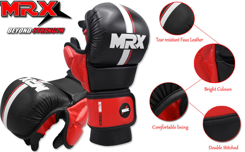 Load image into Gallery viewer, MRX Men’s Boxing Sparring Shooter Gloves Training MMA Kickboxing Punching
