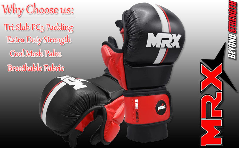 Load image into Gallery viewer, MRX Men’s Boxing Sparring Shooter Gloves Training MMA Kickboxing Punching
