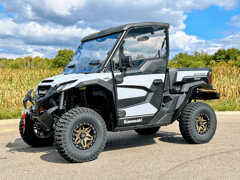 Load image into Gallery viewer, Spike Kawaski Ridge Tinted Polycarbonate Vented Upper Door Kit
