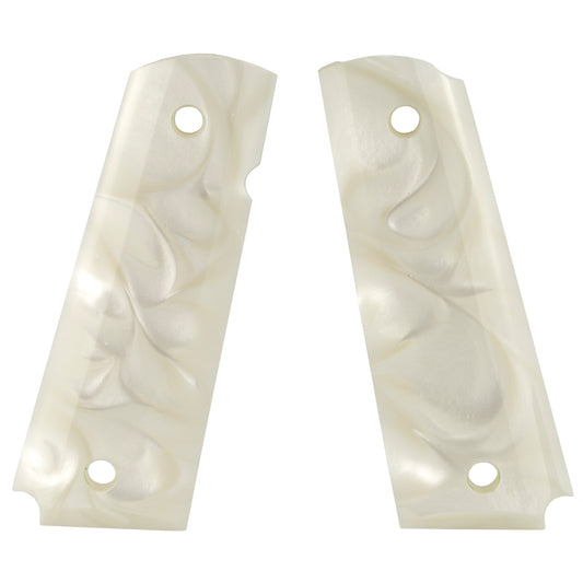 Hogue Govt 1911 Scrimshaw Ivory Ambi Cut Reaper Full Body X2