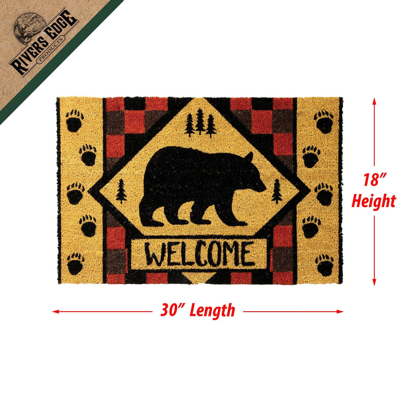 Load image into Gallery viewer, Coir Mat 30in x 18in-Welcome Bear
