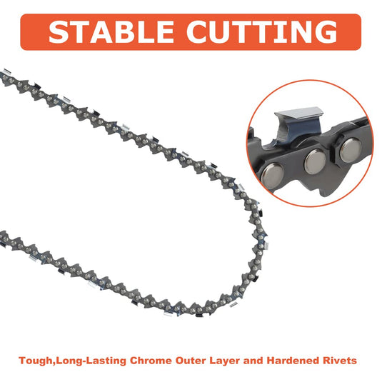 20 Inch MS290 Chain .325 Pitch .063 Gauge 81 DL For Stihl MS271 MS261 MS270 MS280 MS 260 290 024 026 028 Chainsaw 26RM3 81 22BPX081G