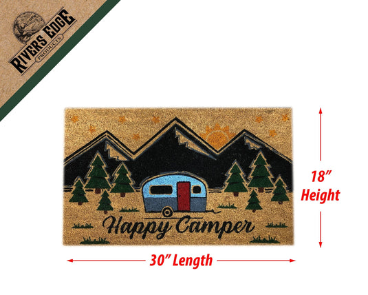 Coir Mat 30in x 18in-Happy Camping