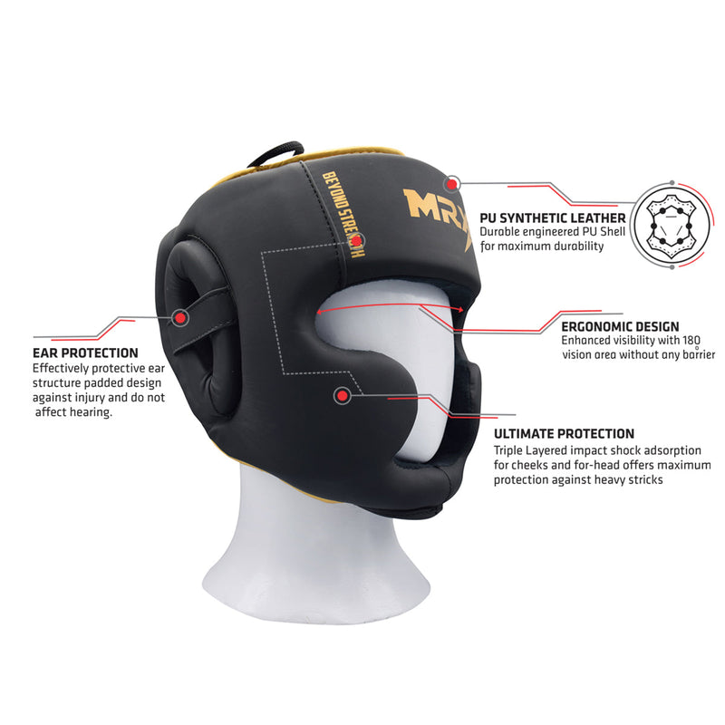 Load image into Gallery viewer, MRX Head Gear for Boxing Kickboxing MMA Men Women
