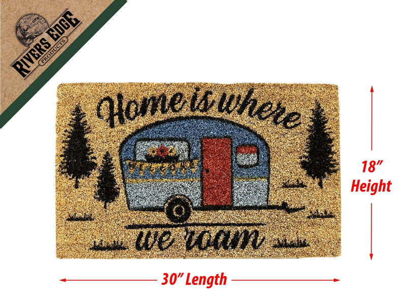 Load image into Gallery viewer, Coir Mat 30in x 18in-Home Is Where We Roam
