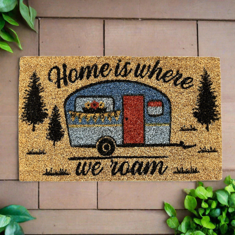 Load image into Gallery viewer, Coir Mat 30in x 18in-Home Is Where We Roam
