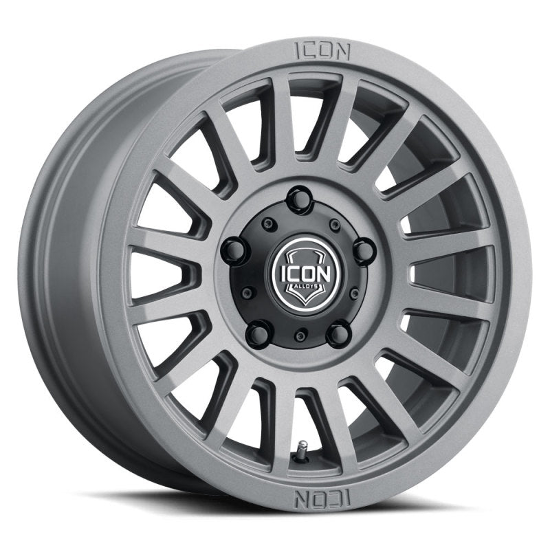 Load image into Gallery viewer, ICON Recon SLX 17x8.5 6x135 6mm Offset 5in BS 87.1mm Bore Charcoal Wheel
