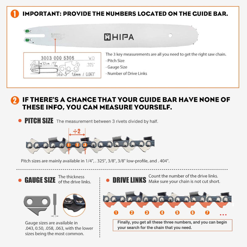 Load image into Gallery viewer, 3-Pack 18 Inch Full Chisel MS250 Chain .325 Pitch .063 Guage 68 DL For Stihl MS 250 MS251C MS230 MS210 MS231 MS251 Chainsaw # 22LPX068G
