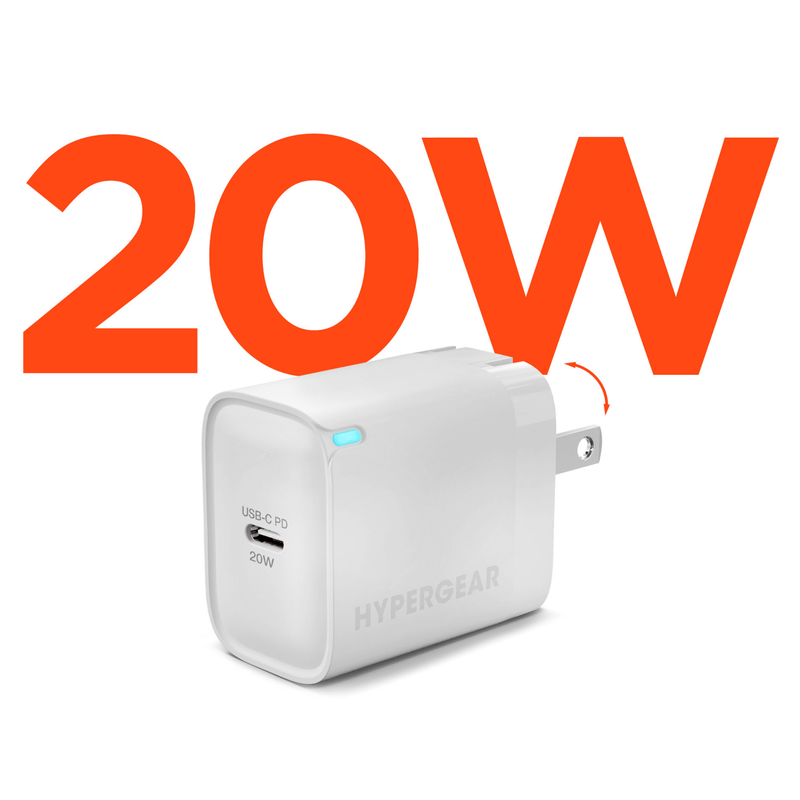 Load image into Gallery viewer, HyperGear 20W USB-C PD Wall Charger
