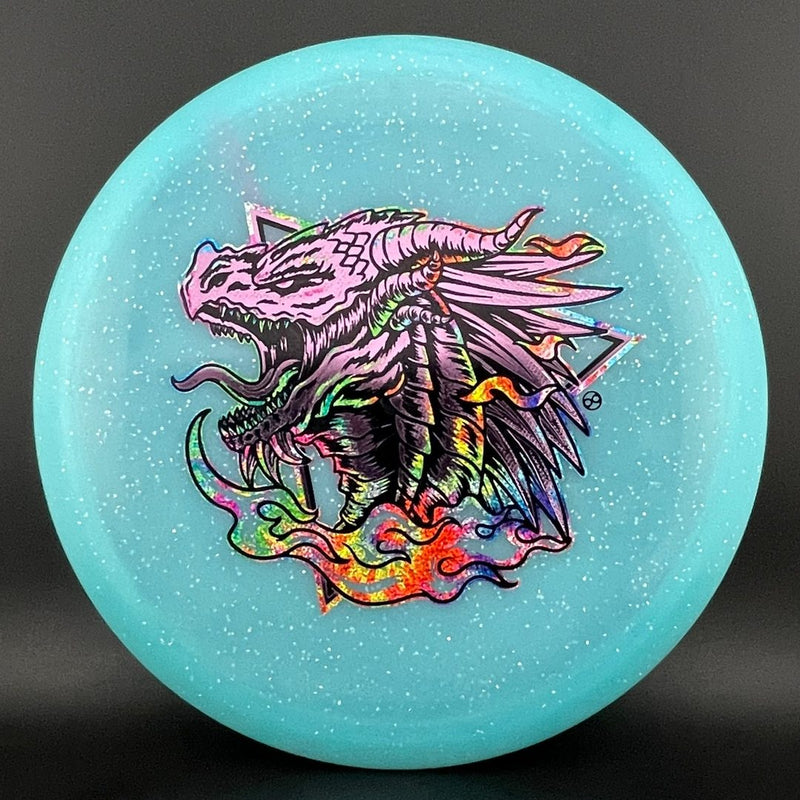 Load image into Gallery viewer, Metal Flake Glow C-Blend Chariot - Infinite Dragon Triple Foil
