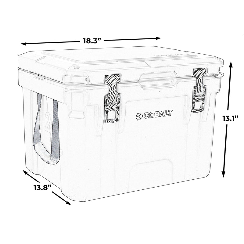 Load image into Gallery viewer, Cobalt 25 Quart Roto-Molded Super Cooler
