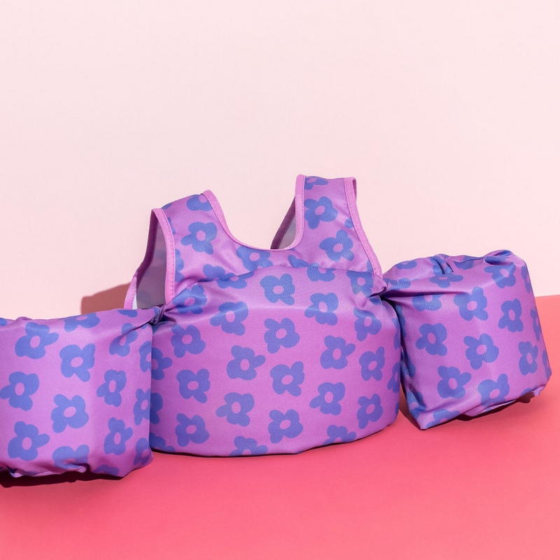 Load image into Gallery viewer, Flower Power (Purple) Kids Float
