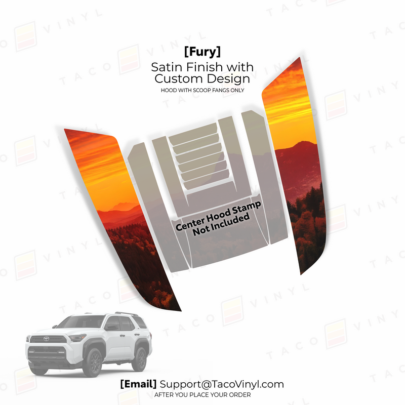 Load image into Gallery viewer, 2025+ 4Runner Fury Hood Stamp (Fangs Only)
