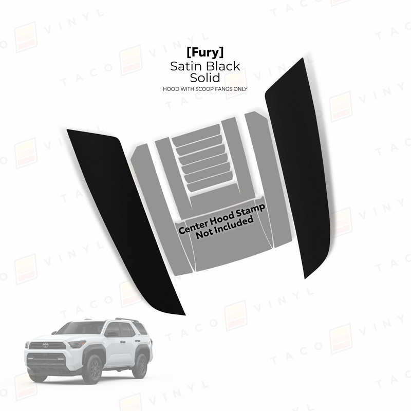 Load image into Gallery viewer, 2025+ 4Runner Fury Hood Stamp (Fangs Only)
