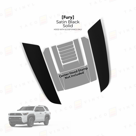 2025+ 4Runner Fury Hood Stamp (Fangs Only)