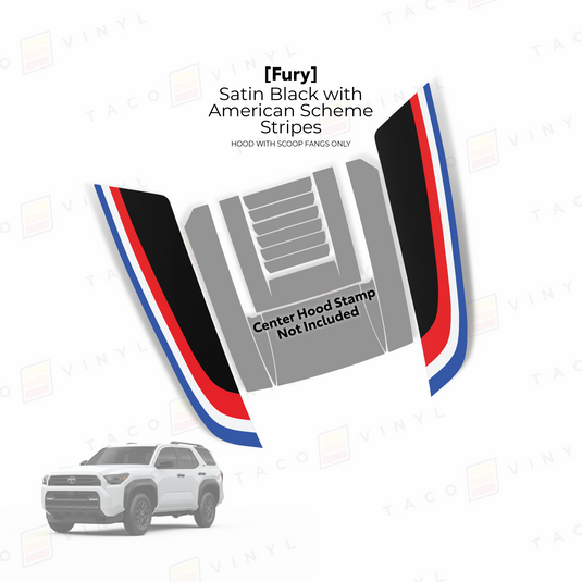 2025+ 4Runner Fury Hood Stamp (Fangs Only)