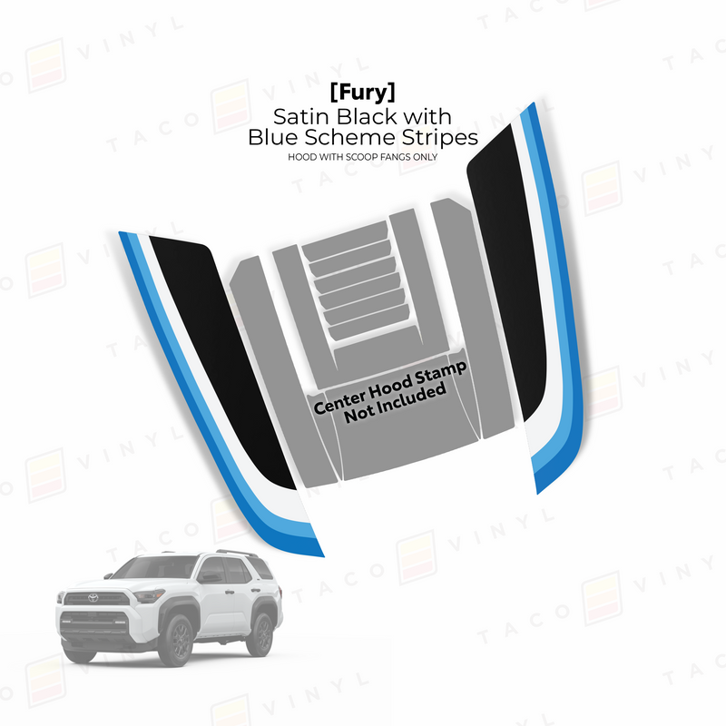 Load image into Gallery viewer, 2025+ 4Runner Fury Hood Stamp (Fangs Only)
