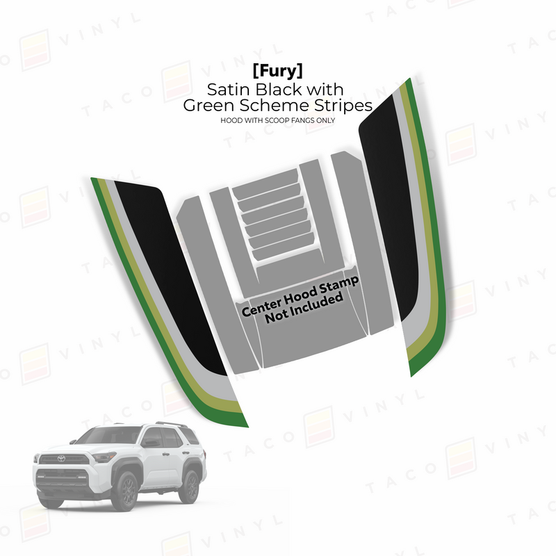 Load image into Gallery viewer, 2025+ 4Runner Fury Hood Stamp (Fangs Only)
