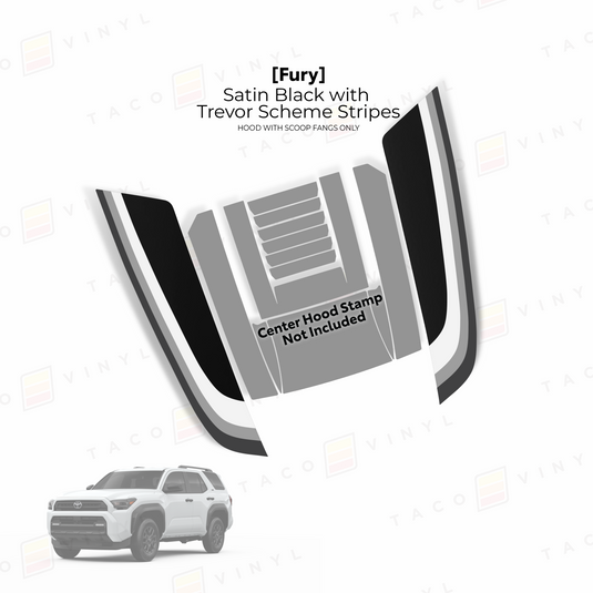 2025+ 4Runner Fury Hood Stamp (Fangs Only)