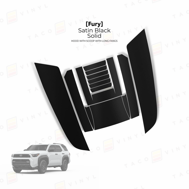 Load image into Gallery viewer, 2025+ 4Runner Fury Hood Scoop Stamp (W/ Long Fangs)
