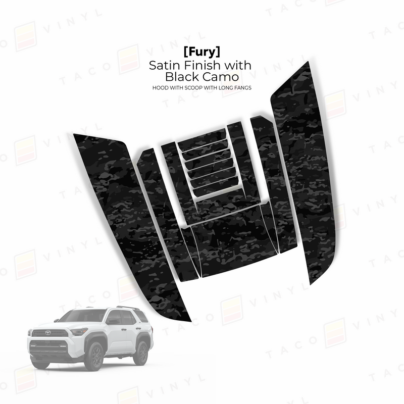 Load image into Gallery viewer, 2025+ 4Runner Fury Hood Scoop Stamp (W/ Long Fangs)
