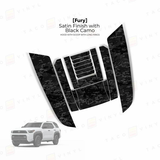 2025+ 4Runner Fury Hood Scoop Stamp (W/ Long Fangs)