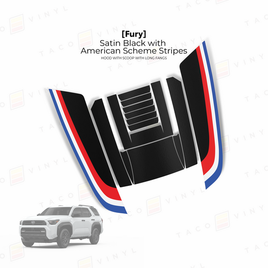 2025+ 4Runner Fury Hood Scoop Stamp (W/ Long Fangs)