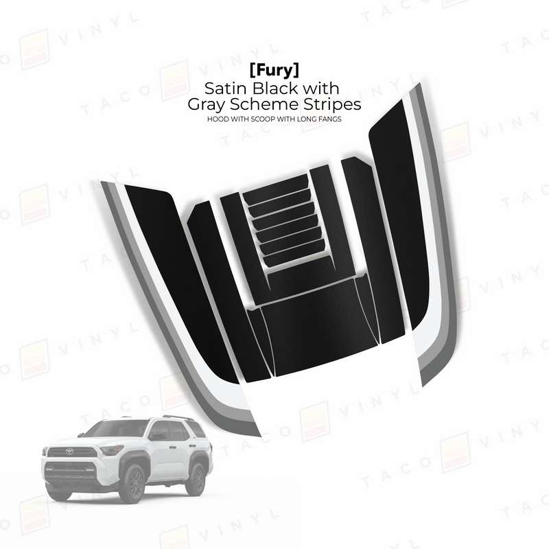 Load image into Gallery viewer, 2025+ 4Runner Fury Hood Scoop Stamp (W/ Long Fangs)
