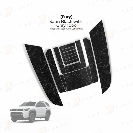 2025+ 4Runner Fury Hood Scoop Stamp (W/ Long Fangs)