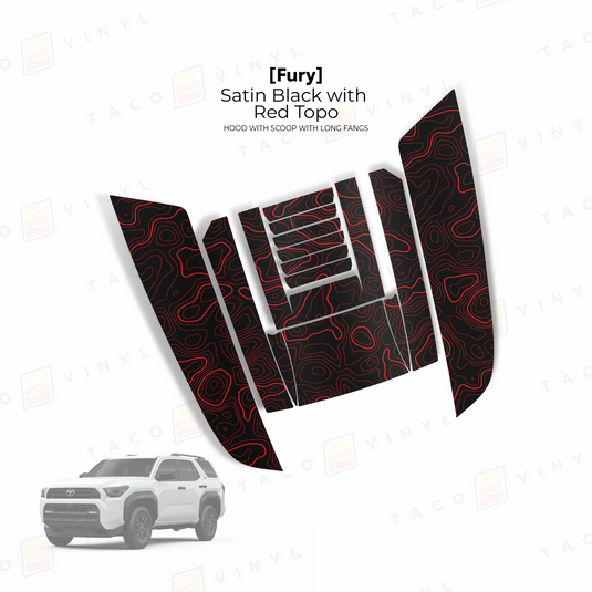 2025+ 4Runner Fury Hood Scoop Stamp (W/ Long Fangs)