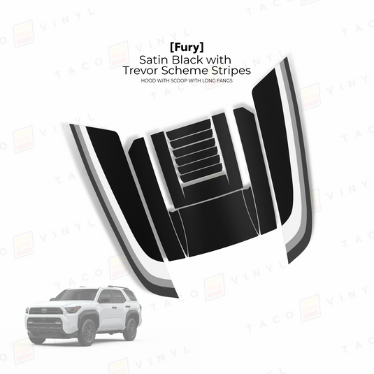 2025+ 4Runner Fury Hood Scoop Stamp (W/ Long Fangs)